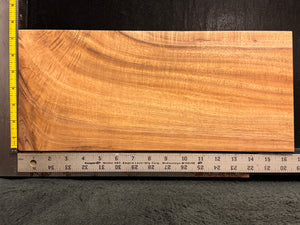 Hawaiian Curly Koa Wood Billet - 16.5" x 7.25" x 1.75+"
