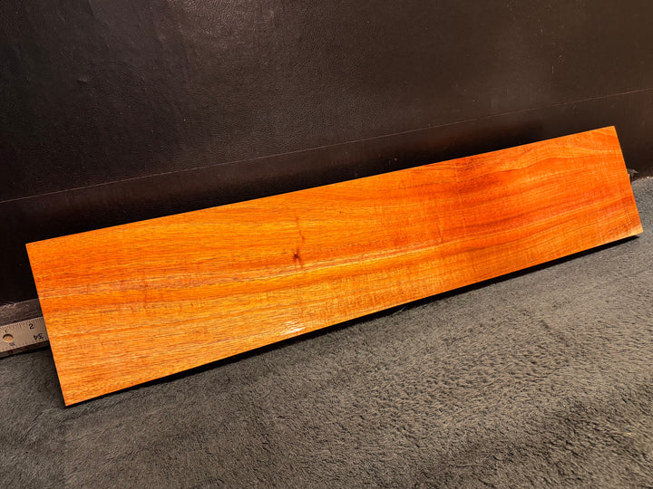 Hawaiian Curly Koa Wood Billet - 29.5" x 6.125" x 0.875"