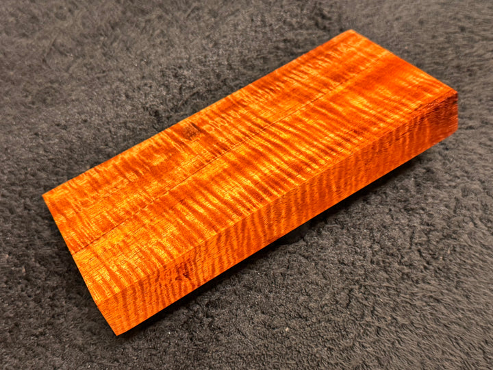 Hawaiian Curly Koa Wood Billet - 7" x 3.125" x 0.875"