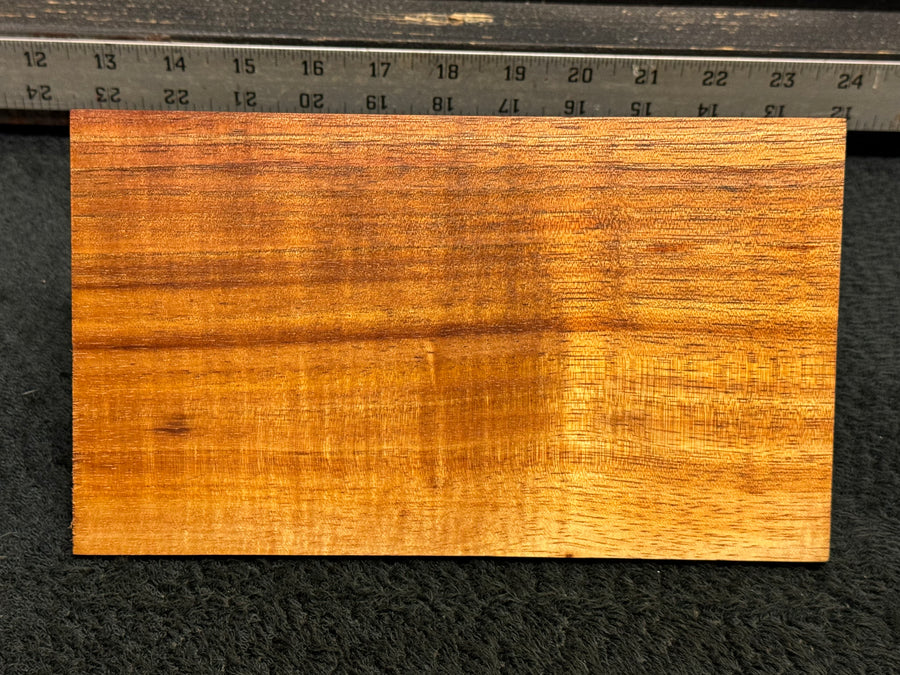 Hawaiian Curly Koa Wood Billet - 8.75" x 5+" x 0.375"