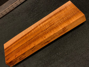 Hawaiian Curly Koa Wood Billet - 15.5" x 4.875+" x 1.375+"