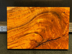 Hawaiian Curly Koa Wood Craft and Project Blank -  10" x 6.75" x 0.875+"