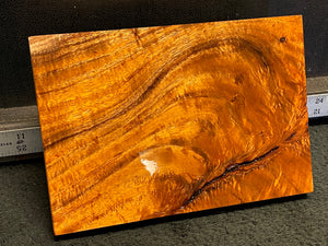 Hawaiian Curly Koa Wood Craft and Project Blank -  10" x 6.75" x 0.875+"