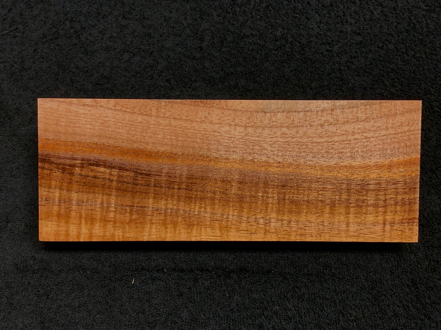 Hawaiian Curly Koa Wood Billet -  8.5" x 3.125" x 1.25"