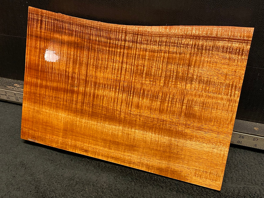 Hawaiian Curly Koa Wood Billet - 16" x 10+" x 1.625"