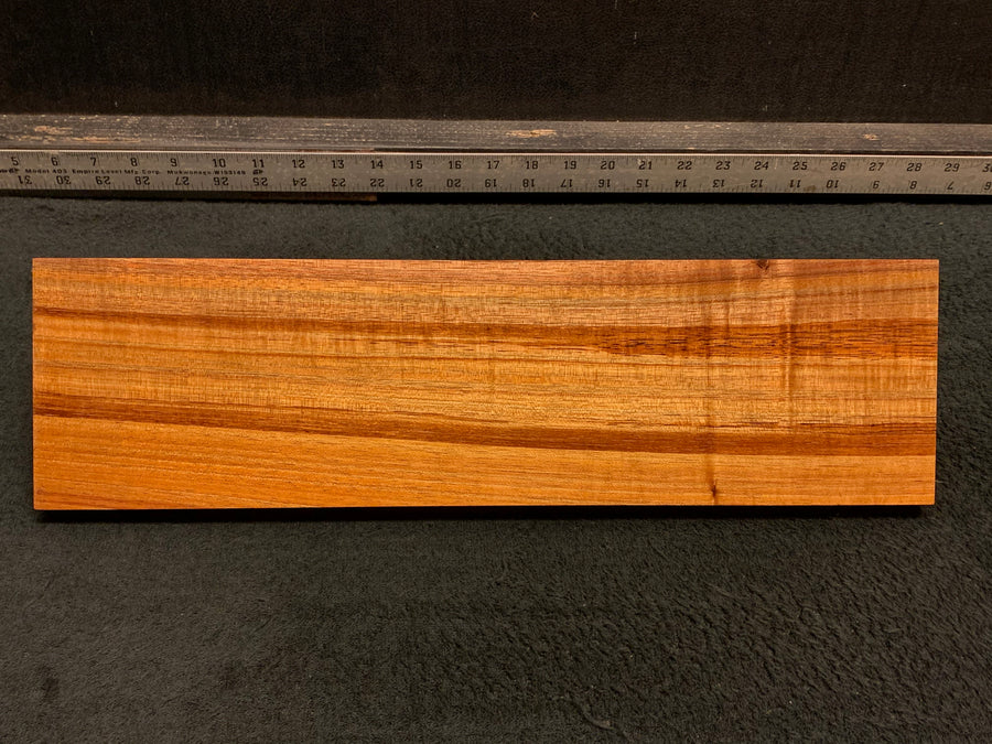 Hawaiian Curly Koa Wood Billet - 17.5" x 4.75+" x 0.875"