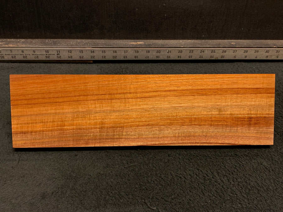 Hawaiian Curly Koa Wood Billet - 17.5" x 4.75+" x 0.875"