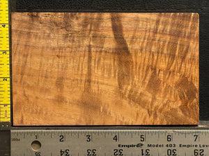 Hawaiian Curly Koa Wood Billet -  7" x 4.25" x 1+"
