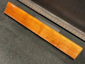 Hawaiian Curly Koa Wood Billet - 21.5" x 3+" x 1.125"