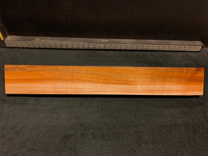 Hawaiian Curly Koa Wood Billet - 28" x 4" x 1.375+"