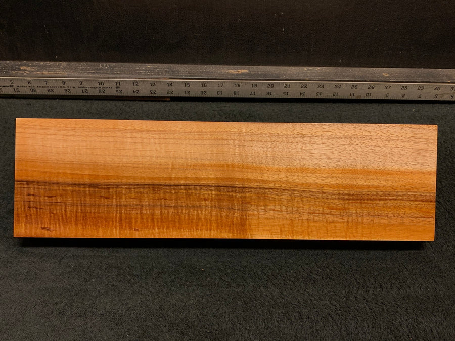Hawaiian Curly Koa Wood Billet - 18" x 5" x 1.5"