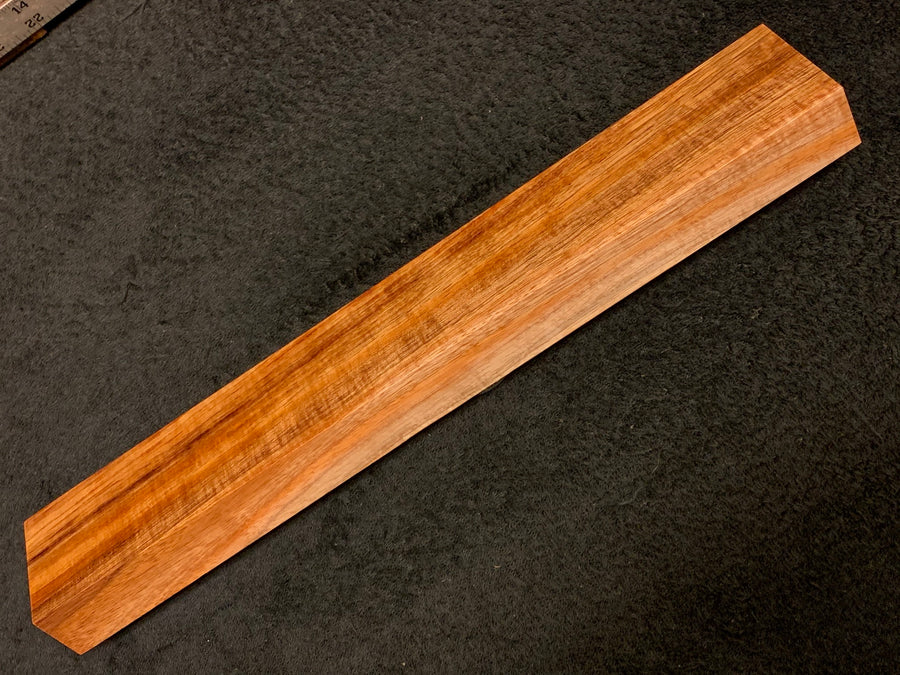 Hawaiian Curly Koa Wood Billet - 16" x 2.5" x 1.25"