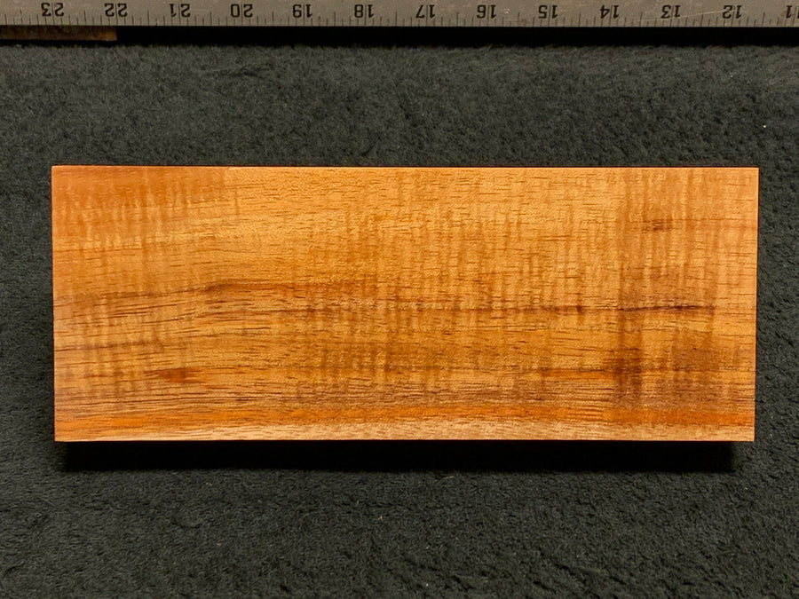 Hawaiian Curly Koa Wood Billet -  8.25" x 3.25" x 1.25"