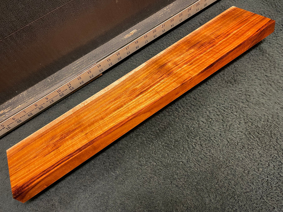 Hawaiian Curly Koa Wood Billet - 23.5" x 4.5+" x 1"