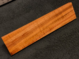 Hawaiian Curly Koa Wood Billet - 12" x 2.75+" x 0.625+"