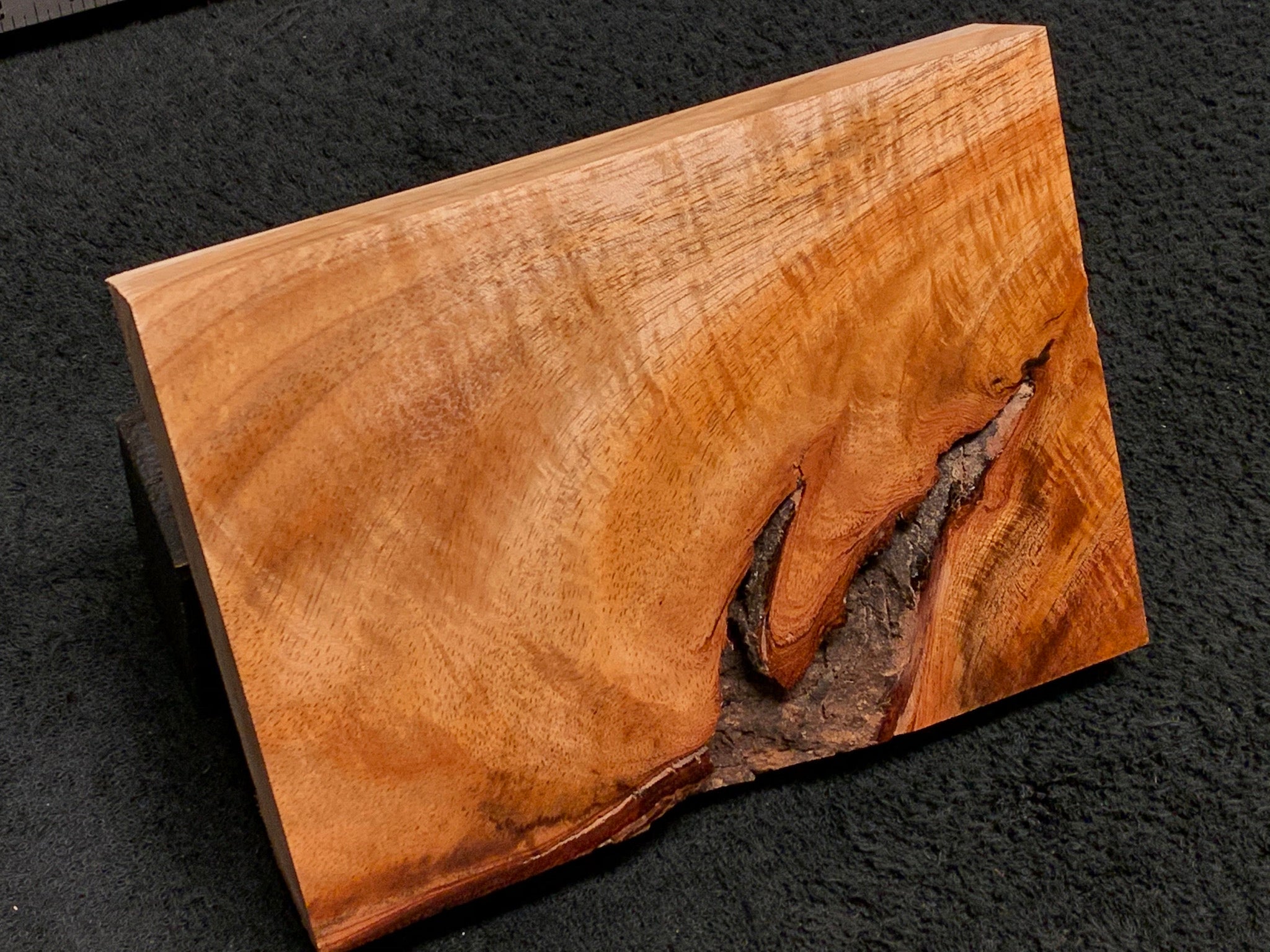 PREMIUM Alii Warrior Solid Curly KOA Wood Paddle. - Ripple effect - Made in  Hawaii