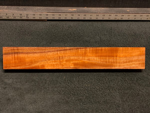 Hawaiian Curly Koa Wood Billet - 18" x 2.75" x 1.375+"